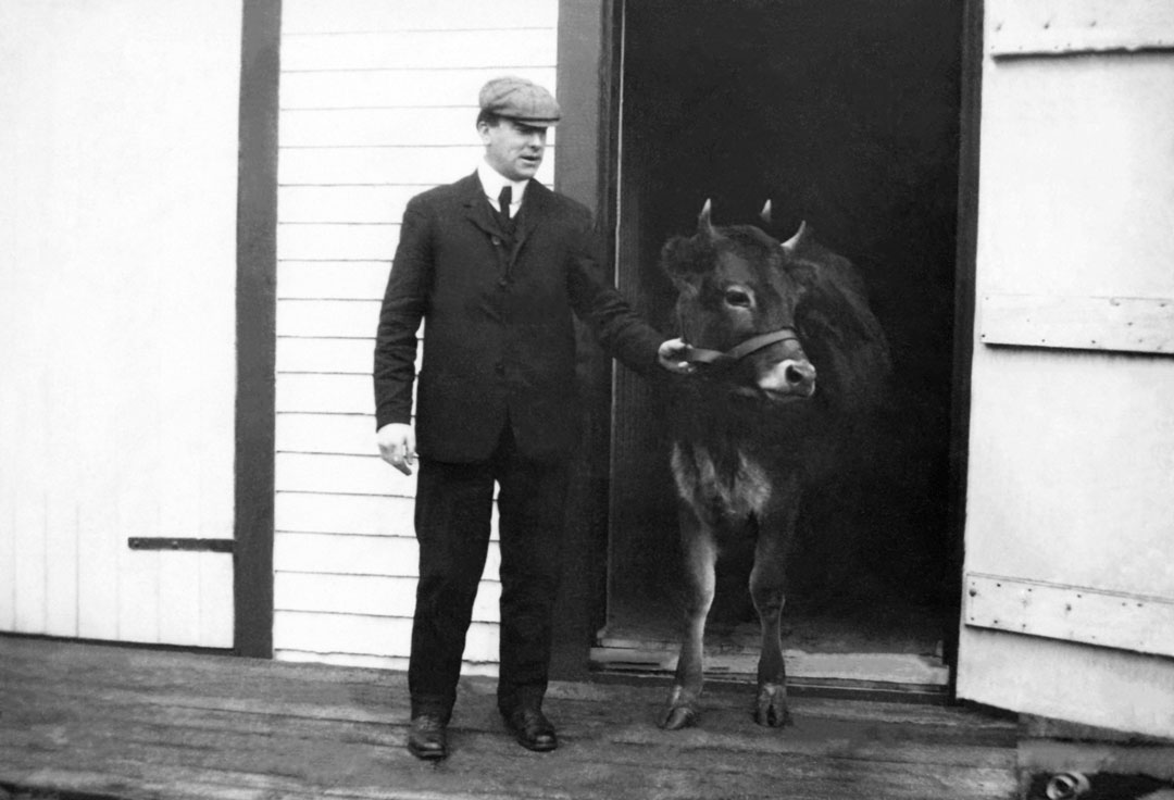 Charles Monaghan at Willow Barn Park 1906 Web